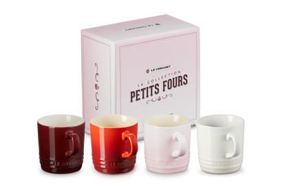 Set de 4 Chávenas Petits Fours de Cerâmica de Grés